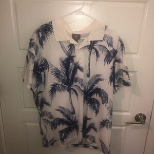H&M Palm Tree Print Shirt